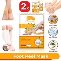2x Exfoliating Foot Peel MASK Milky Soft Peel Feet Hard Dead Skin Remover Socks