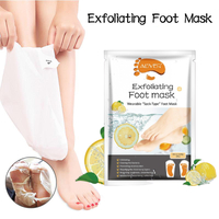 Hard Dead Skin Remove Foot Peel Mask Exfoliating Callus Soft Feet Pedicure Lemon