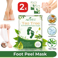2x Exfoliating Foot Peel MASK Milky Soft Feet Hard Dead Skin Remover Smooth Off