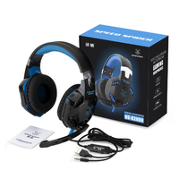 3.5mm Gaming Headset MIC Led Headphones Surround Wired Stereo PC Pro Game G2000