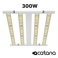 acatana 300W LED Grow Light Samsung LED301H Full Spectrum Indoor Grow UV IR Veg Flower All Stage (15 Spectrums levels)