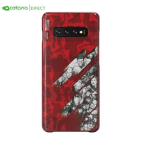 SMART COVER Marvel for Samsung GALAXY S10+ Plus  Protective Red GP-G975HIFGHWI