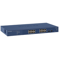 Netgear GS716Tv2 ProSAFE 16-Port Gigabit Managed Smart Switch, rackmount 1U