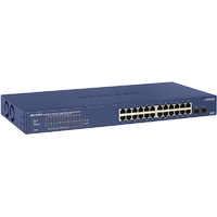 Switch Smart 24-port PoE 52 Gbps VoIP VLan 64 Netgear GS724TP-200AJS