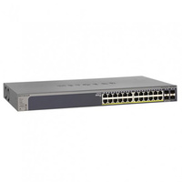 Netgear GS728TP-100AJS ProsSAFE 24-PORT Gigabit SMART SWITCH with POE and 4x SFP