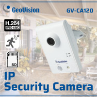 IP Security Camera Home Network Hidden System PoE H.264 Lux 2-Way Audio GV-CA120