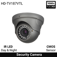 HDPRO HD-TV187VTL | Security Camera Sony Full HD Night Vision IR LED CCTV CMOS 1080p