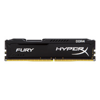 Kingston HyperX FURY Black 8GB (2x4Gb) DDR4 2400MHz NON-ECC CL 15 DIMM Kit of 2 Modules