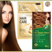 2x Keratin Thermal Hair Treatment Mask  Damage Repair Soft Moisturizing Ginger