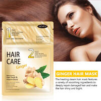 Steam Hair Mask Treatment Keratin Damage Repair Soft Moisturizing Ginger Thermal