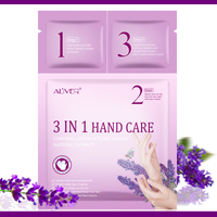 ALIVER 3 In 1 Hands Moisturizing Gloves Hand Peel Mask Skin Repair Glove SPA Soft Remover Dry Dead Skin Cracked Hands Nail Restore