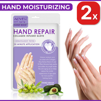 Mask Cream Peel Moisturizing Gloves Hand Repair Renew Soft Cracked Hands X2 AU