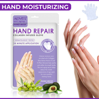 Aliver Skin Repair Hand Moisturizing Gloves Cream Mask Cracked Soft Peel Dry Hard Nail
