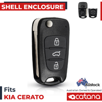 Remote Flip Car Key Blank Shell Case for Kia Cerato TD 2010 - 2013 Replacement