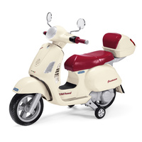 Peg Perego Electric Motorbike Vespa Scooter 12V Battery Ride-On Sports For Age 3+