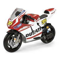 Peg Perego Ducati GP Original Licensed 3+ Kids Electric motorbike with 12Volt Engine 2 Gears up to 7.6km/h