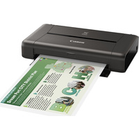 Canon Pixma iP110 Wireless Mobile Printer, A4/Letter/ 8x10