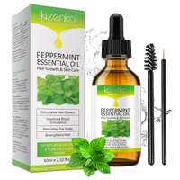 Kizenka 100% Pure Peppermint Essential Oil Hair Loss Treatment