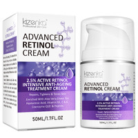 Kizenka 2.5% Retinol Face Cream Moisturizer Skin Care Anti Aging Wrinkle Acne Treatment Day and Night Cream Dark Spot Remover