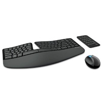 Mouse and Keyboard Microsoft Sculpt Combo Wireless Desktop Membrane PC MAC L5V-00027