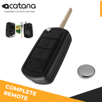 Remote Flip Key Complete for Land Rover Discovery 3 and Sport 433 MHz PCF7941 3 Button HU101 YWX000061
