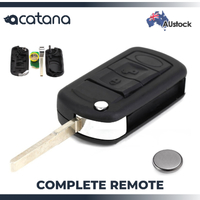 Remote Flip Key Complete for Land Rover Discovery 3 and Sport 433 MHz PCF7941 3 Button HU101 YWX000061