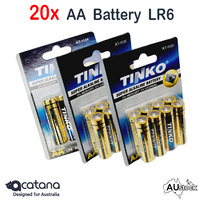 20x AA Batteries Battery Alkaline LR6 Professional Tinko for Monitor Remote
