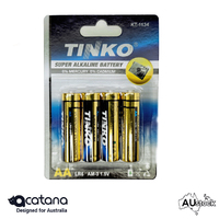 4x AA Alkaline Battery Batteries 1.5v LR6 Tinko Super for Monitor Remote Alarm