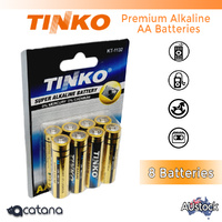 8x AA Batteries Battery Alkaline Pack LR6 Professional Tinko for Toys Remote
