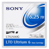 Sony LTO-6 Ultrium 6Gen 2.5TB/6TB High-Speed (up to 400MB/s) Data Tape Cartridge Media Memory Unit