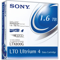 Sony LTO-4 Ultrium 4Gen 800/1600GB High-Speed Data Tape Cartridge Media Memory Unit, up to 240MB/s
