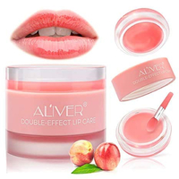 Aliver Nourishing Care Lip Sleeping Mask Moisturizing Exfoliating Lip Balm Mini Makeup