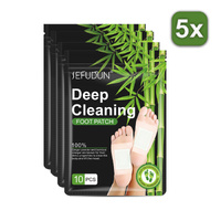 Lovelys Detox Foot Patches Toxin Removal Pads Natural Plant Sticky Adhesive Deep Cleansing Feet Slimming Body, 10pcs