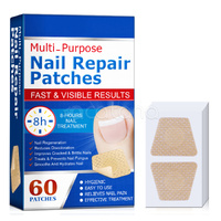 Lovelys Nail Repair Patches Toenail Fungus Correction Stickers Foot Sticky Care Tools Straightening Safe Ingrown Patch, 60pcs