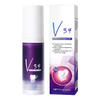Lovelys V34 Colour Corrector Foam ToothPaste Enamel Protection Whitening Teeth Fresh Breath Oral Gums Care Sensitivity Hygiene, 30ml