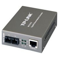 TP-Link MC100CM 10/100M RJ45 to 100M Multi-mode SC Fiber Converter Full-duplex up to 2Km  Switching Power Adapter Chassis mountable