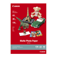 Canon A3 Matte Photo Paper, 170g/m2, 297x420mm, 40 Sheet