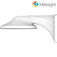 Milesight Technology Wall Bracket for Vandalproof IP66 and IR Wall Mount Pro Dome Cameras White