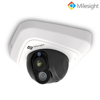 Milesight Technology IR Mini Dome Network FullHD 30FPS H.264 Camera, 3MP, 2048x1536/20FPS, CMOS sensor, 3.6mm, Low Light, F1.6, WDR, PoE, Built-in Mic
