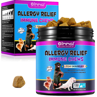 Oimmal Allergy Relief Immune Chews for Dogs, Pack Of 150pcs
