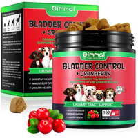 Oimmal Bladder Control Cranberry Dogs Chews Health 150pcs Support Help Care Urinary Tract Supplement