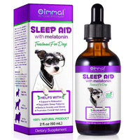 Oimmal Better Sleep Support Health Care Supplement for Dogs Melatonin Anxiety Relief (60ml)