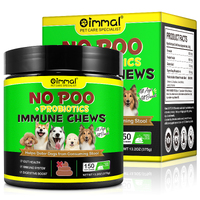 Oimmal No Poo Probiotics Stool Support Chewables Dogs Chews Immune Health Supplement