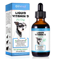 Oimmal Liquid Vitamin D Dogs Immunity Health Care Support Supplement Skin Coat Joint 60ml