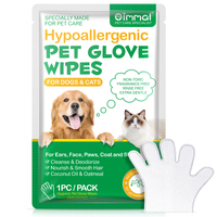 Oimmal Pet Cleaning Glove for Dog and Cat, (1pcs)
