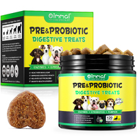 Oimmal Pre Probiotic Digestive Supports Chewables Dogs Chews Health 120pcs Supplement