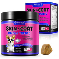 Oimmal Skin & Coat Chews for Dogs with Omega 3, 150pcs
