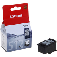 Canon PG-512 High Yield Black Ink Cartridge, Fine Print for Canon InkJet Printers