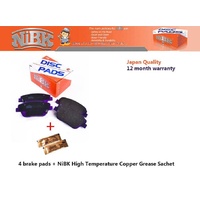 Front Brake Pads to Landcruiser 200 4.5 V8 + copper grease sachet (Equiv DB1838)