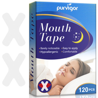 PURVIGOR 120pcs Anti Snoring Sleep Strips Sticker Gentle Less Mouth Seal Tape Stop Snore